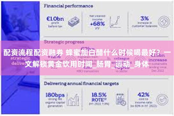 配资流程配资融券 蜂蜜加白醋什么时候喝最好？一文解锁黄金饮用时间_肠胃_运动_身体