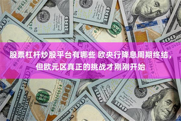 股票杠杆炒股平台有哪些 欧央行降息周期终结，但欧元区真正的挑战才刚刚开始